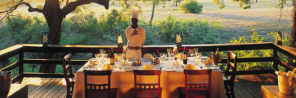 Dining Setup at Tented Camp